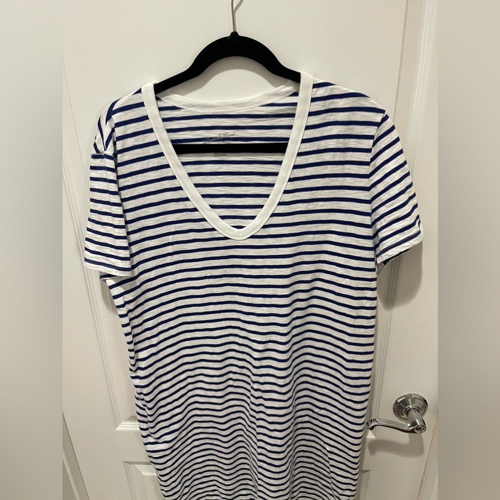 Universal thread Target dress xl blue white stripe - Picture 3 of 4